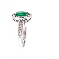 Vicenza - Piazzetta Palladio 2 - Anello Crivelli Donna SMERALDO in Oro Smeraldo 2.26 Ct 1634NS - 1634NS